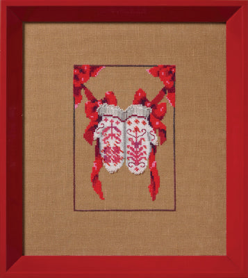 Red Mittens : Christmas Fair Isle Red Collection - Nora Corbett