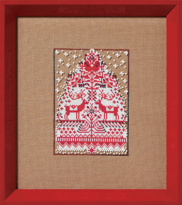 Red Tree : Christmas Fair Isle Red Collection - Nora Corbett