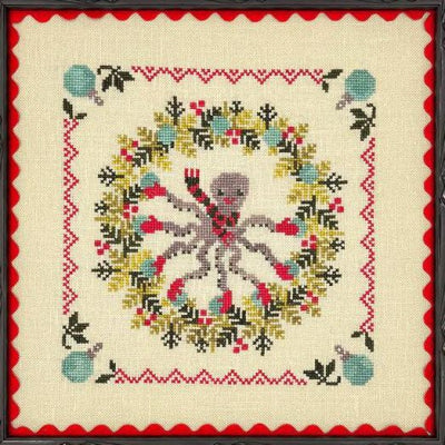 Ollie Builds A Wreath - Ink Circles