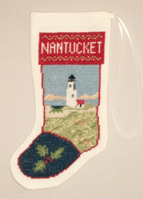 Nantucket Lighthouse Stocking Ornament - The Posy Collection