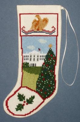 White House Stocking Ornament - The Posy Collection