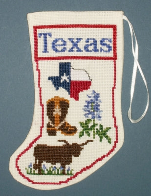 Texas Stocking Ornament - The Posy Collection