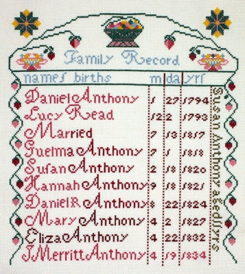 Susan B Anthony Sampler - The Posy Collection