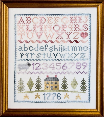 Colonial Sampler (Stamped Cross Stitch)  - The Posy Collection