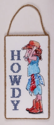 Little Cowgirl (Stamped Embroidery) - The Posy Collection