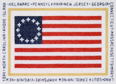 Colonial Flag: First Stars and Stripes (1777 - 1795) - The Posy Collection