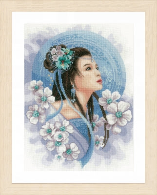 Asian Lady In Blue - Lanarte