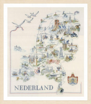 Map Of Holland - Lanarte