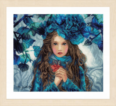 Blue Flowers Girl - Lanarte