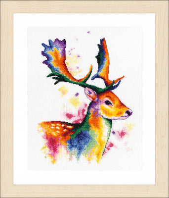 Deer In Rainbow Colours - Lanarte