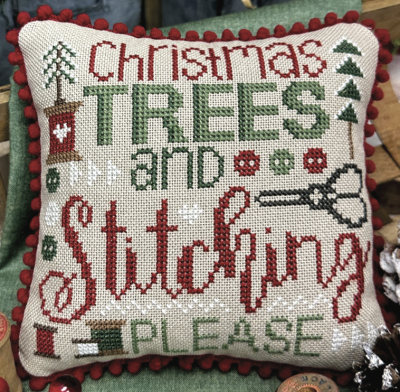 Christmas Trees & Stitching Please - Primrose Cottage Stitches