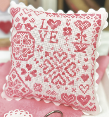 Valentine's Day Quaker - Primrose Cottage Stitches