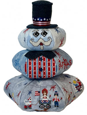 Stars And Stripes Stacker - Praiseworthy Stitches