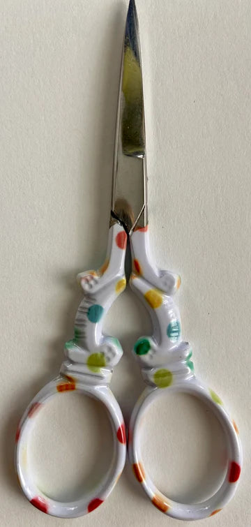 Polka Dots Scissors - Dinky Dyes