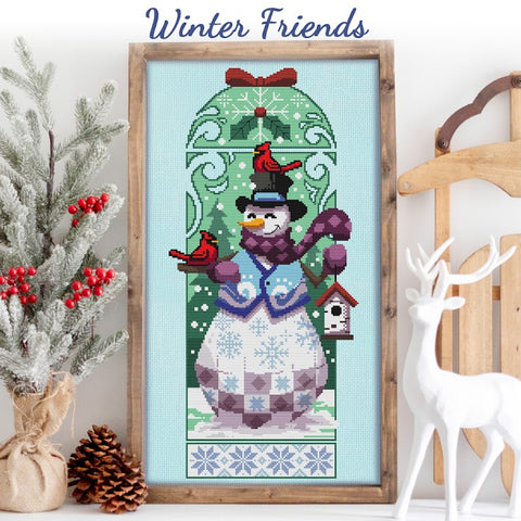 Winter Friends - Autumn Lane Stitchery