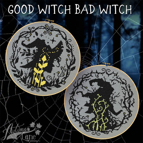 Good Witch Bad Witch - Autumn Lane Stitchery