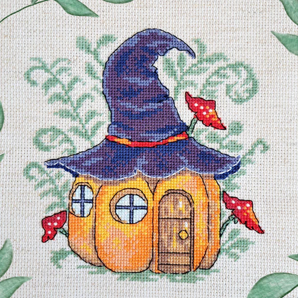 Pumpkin Cottage - Artmishka Cross Stitch