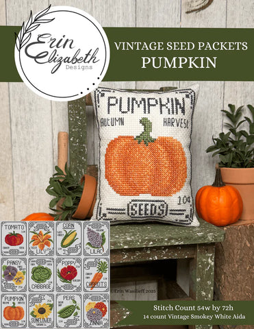 Vintage Seed Packets: Pumpkin - Erin Elizabeth Designs