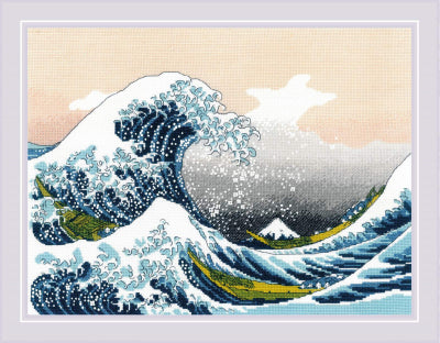 The Great Wave Off Kanagawa After K. Hokusai Artwork - Riolis