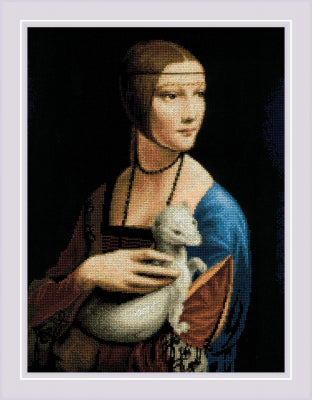 Lady With An Ermine After L. da Vinci's Painting - Riolis