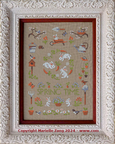 Rabbits In The Garden - Filigram