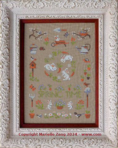 Rabbits In The Garden - Filigram