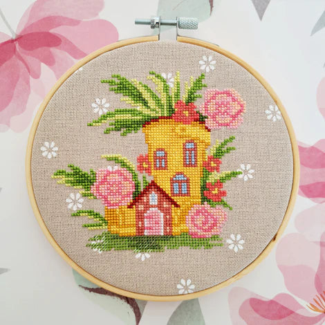 Rainboot Cottage - Artmishka Cross Stitch