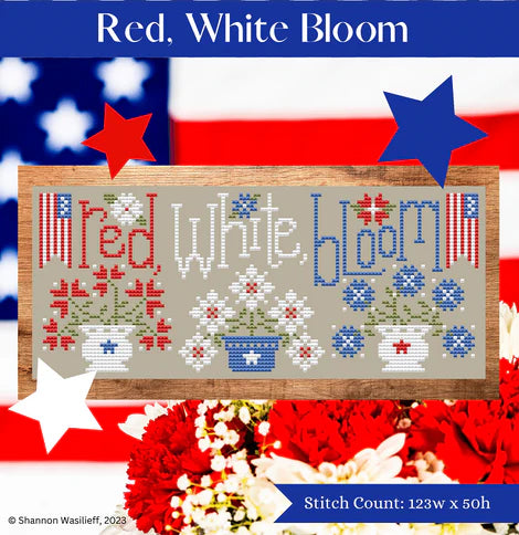 Red, White And Bloom - Shannon Christine Designs