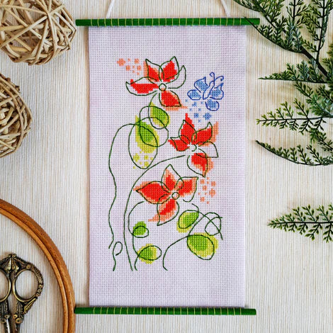 Red Flowers - Artmishka Cross Stitch