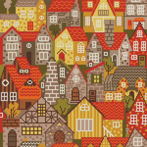Roofs - Artmishka Cross Stitch