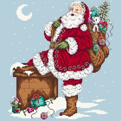 Jolly Santa - Shannon Christine Designs