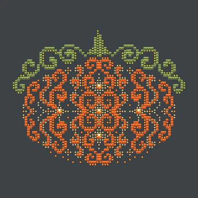 Orange Swirl Pumpkin - Shannon Christine Designs