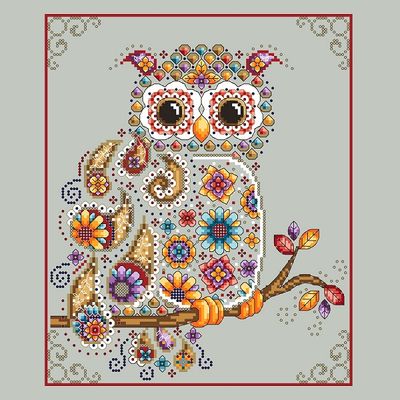 Paisley Owl - Shannon Christine Designs