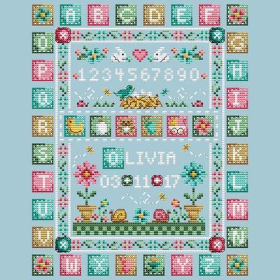 Quilted Baby Sampler - Shannon Christine Designs