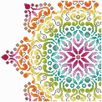 Rainbow Mandala 2 - Shannon Christine Designs