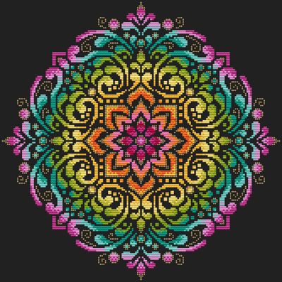 Full Rainbow Mandala - Shannon Christine Designs