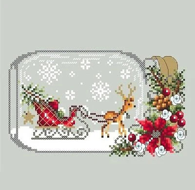 Sleigh Snow Globe - Shannon Christine Designs