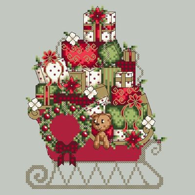 Santa's Sleigh - Shannon Christine Designs