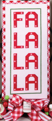 Simply Signs #6: Fa La La La -  It's Sew Emma