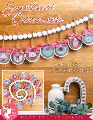 Sweetheart Ornaments -  It's Sew Emma