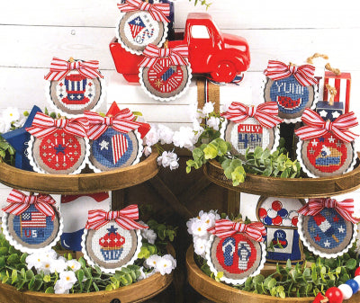 Star Spangled Ornaments -  It's Sew Emma
