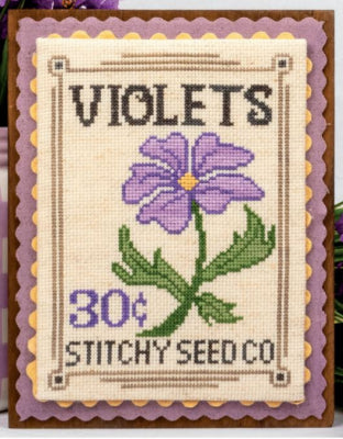 March Violets: Seed Packet Series -  It's Sew Emma