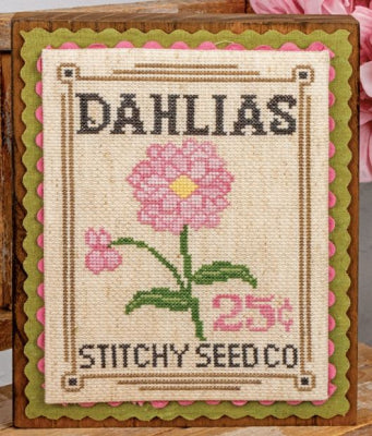 April Dahlia: Seed Packet Series -  It's Sew Emma