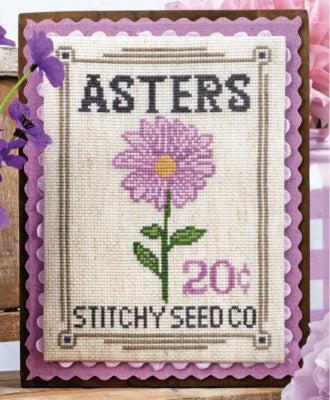 July Asters: Seed Packet Series -  It's Sew Emma