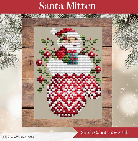 Santa Mitten - Shannon Christine Designs