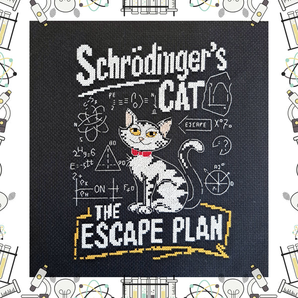 Schrodinger's Cat - Artmishka Cross Stitch