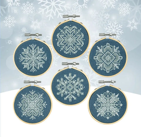 Mini Snowflake Ornaments - Counting Puddles