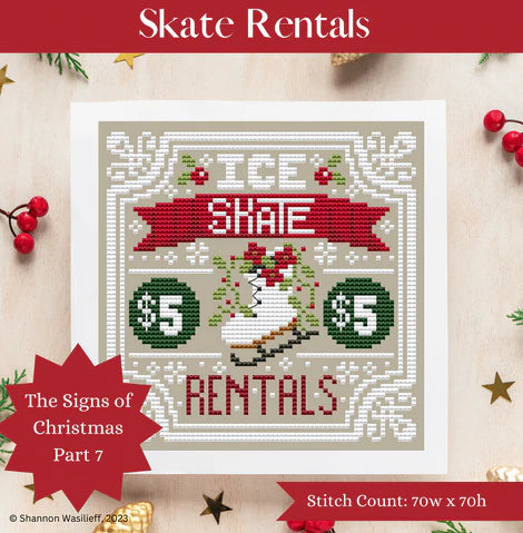 Skate Rentals: The Signs Of Christmas Part 7 - Shannon Christine Designs