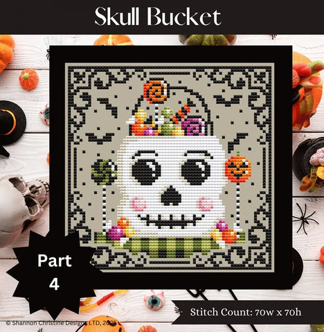 Skull Bucket - Shannon Christine Designs