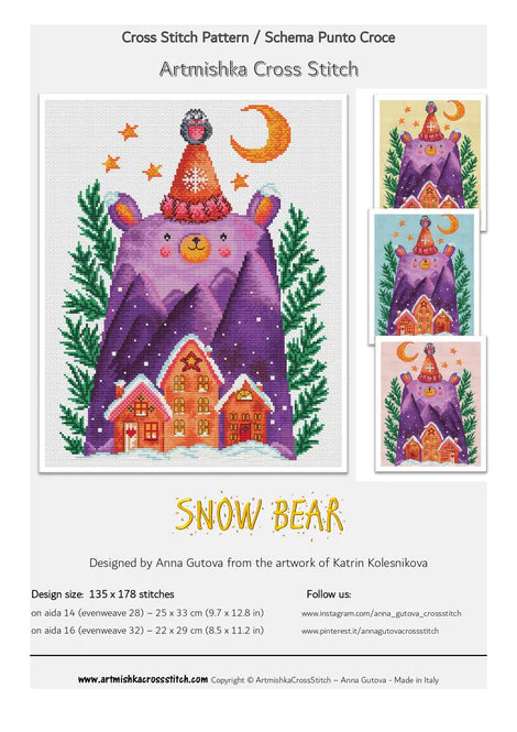 Snow Bear - Artmishka Cross Stitch